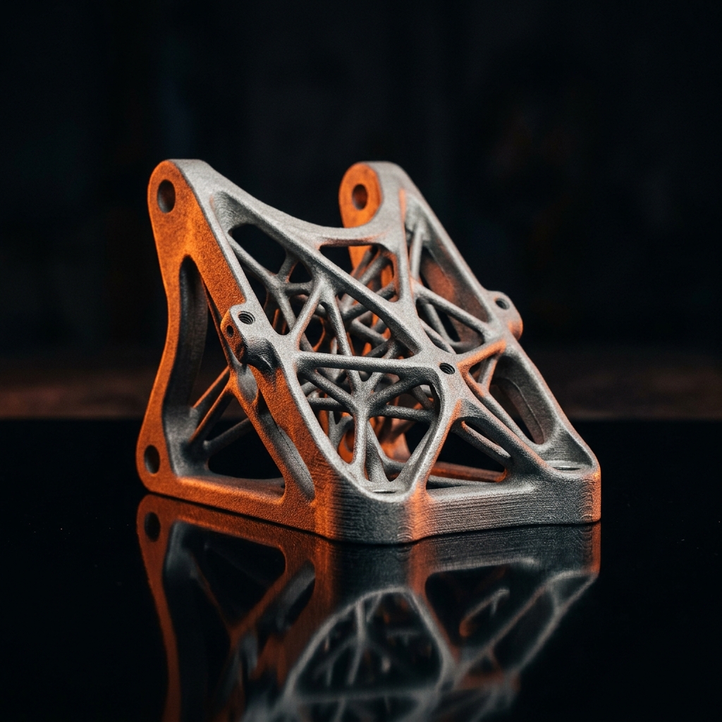Aerospace defence lattice bracket