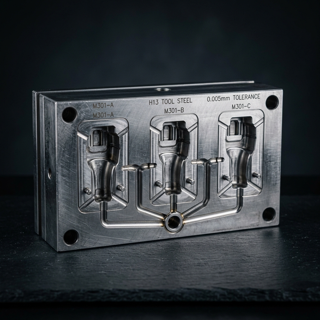 3-cavity mold insert industrial prototyping